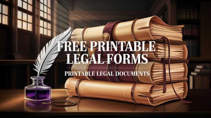 Free Printable Legal Forms | Printable Legal Documents
