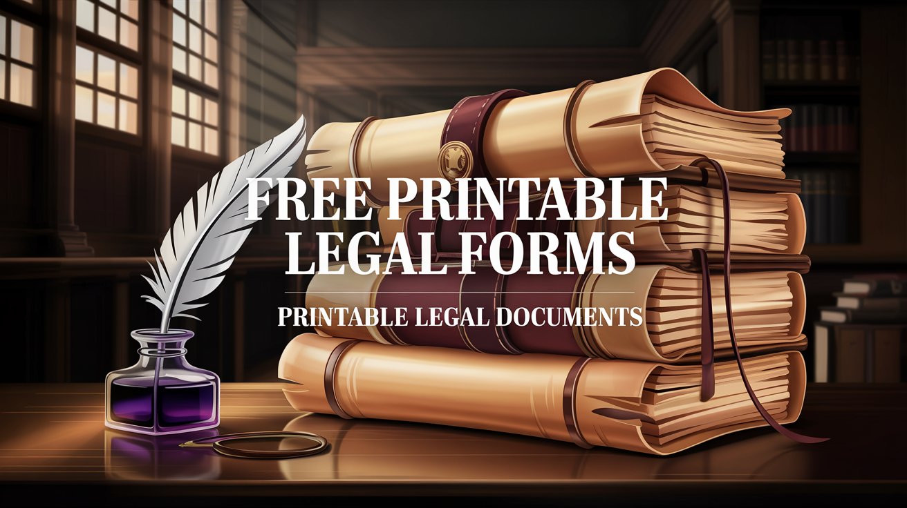 Free Printable Legal Forms Printable Legal Documents