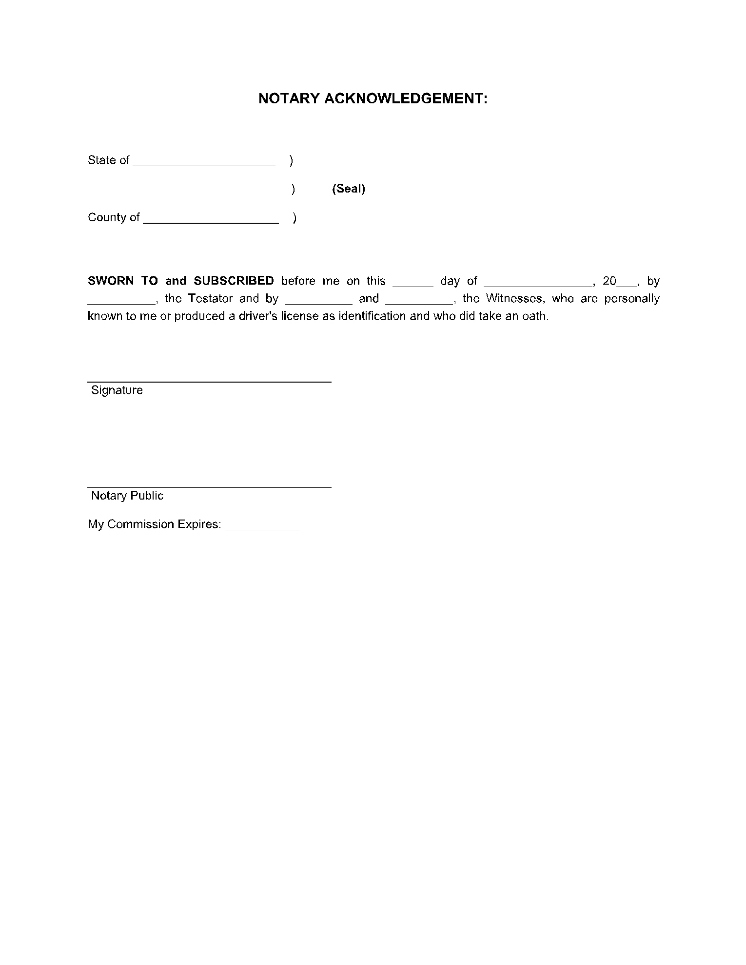 Free Colorado Last Will And Testament Form | Cocosign regarding Printable Colorado Blank Will Forms