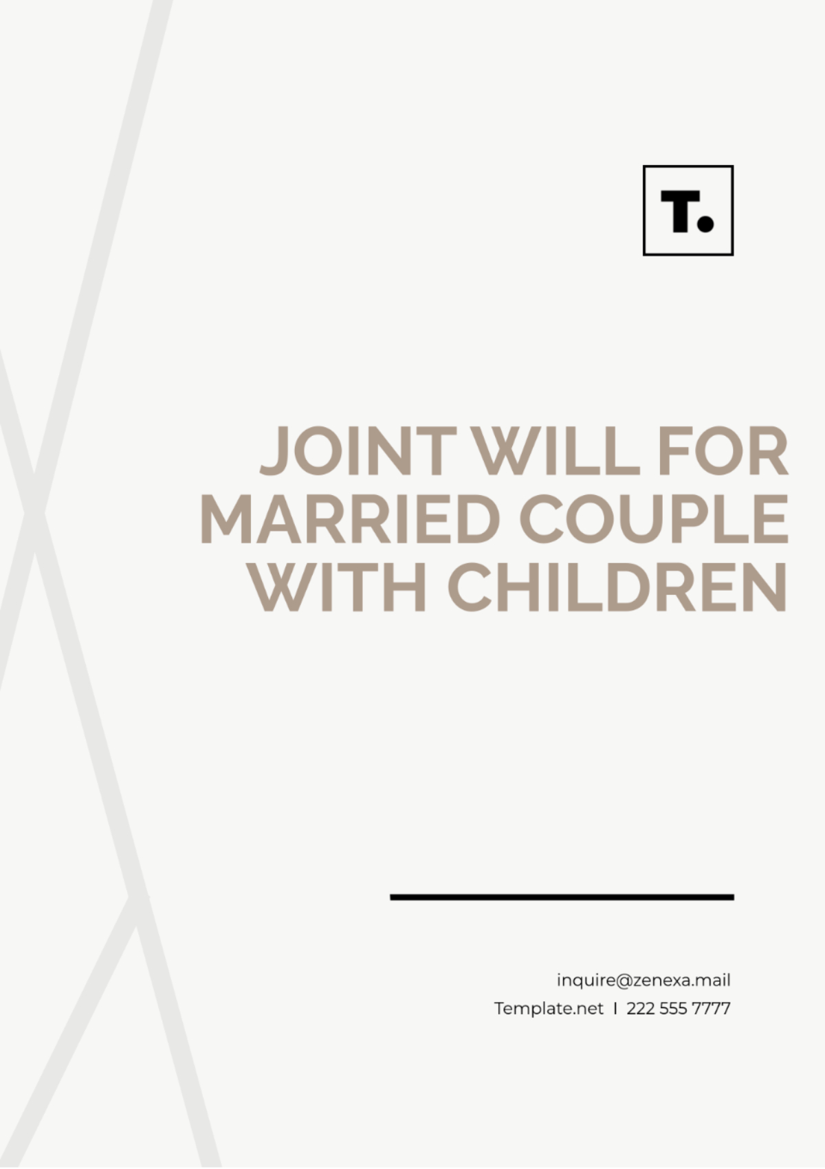 Free Joint Will For Married Couple With Children Template To Edit pertaining to Printable Joint Will For Married Couple