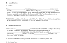 Free Last Will & Testament Form | Printable Pdf & Word | Lawdistrict with Printable Simple Will For Married Person