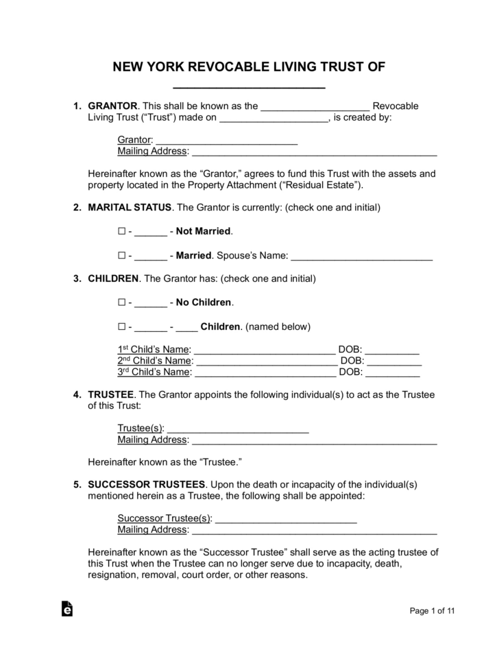 Printable Revocation of Living Will Form