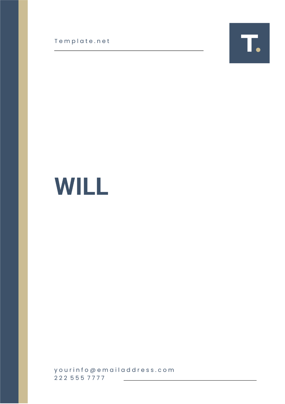 Free Pour-Over Will Template To Edit Online throughout Printable Pour Over Wills