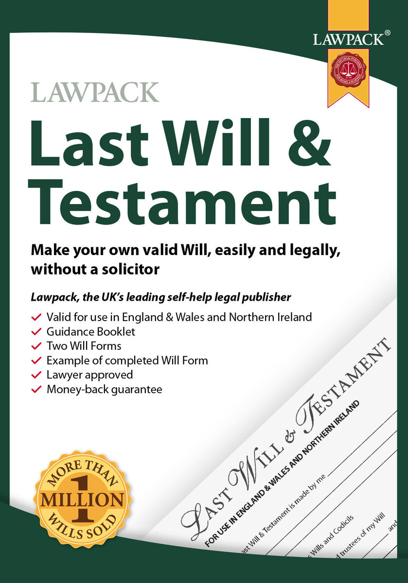 Lawpack Last Will &amp;amp; Testament Diy Kit pertaining to Printable Do-It-Yourself Will Kit