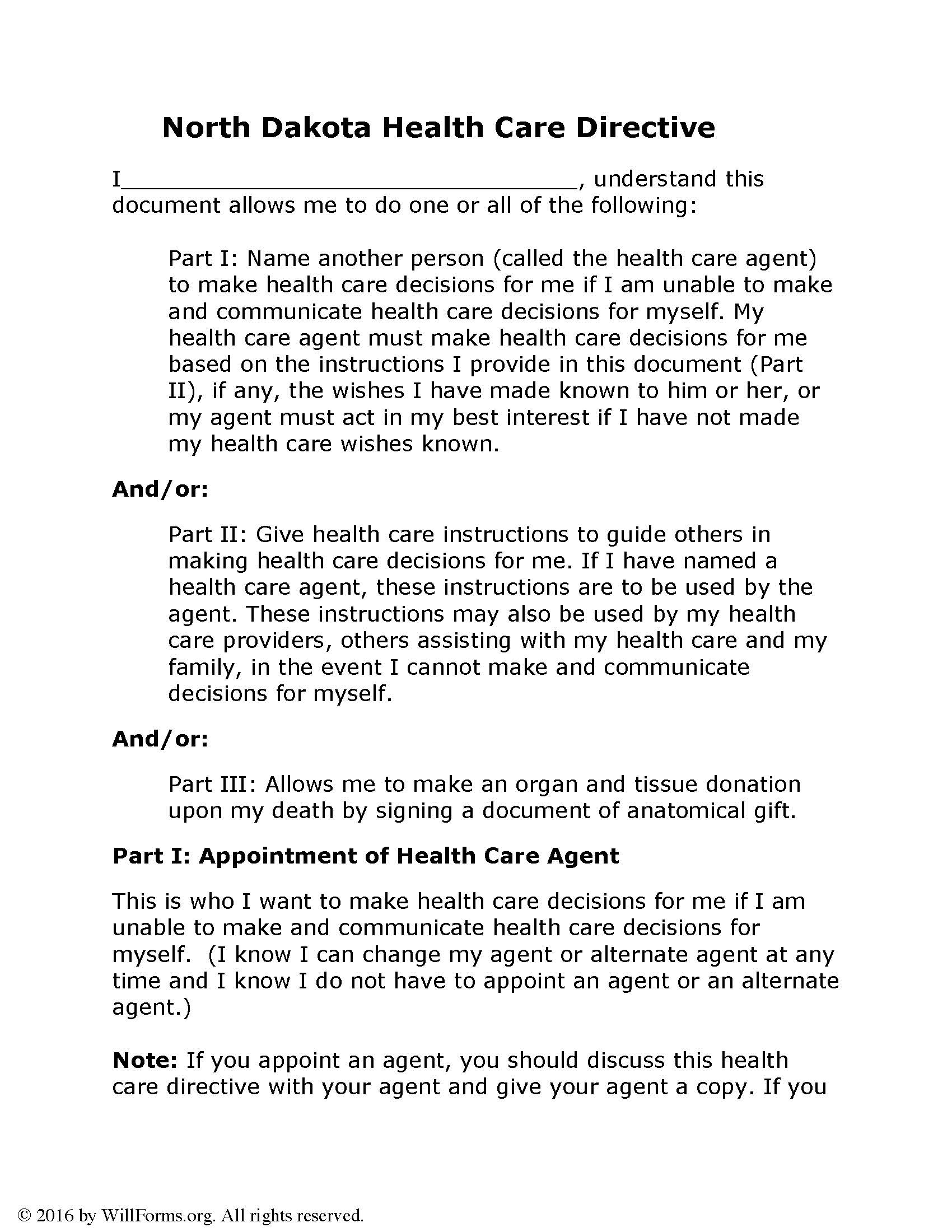 North Dakota Will Forms | Last Will And Testament | Living Will throughout Printable North Dakota Blank Will Forms