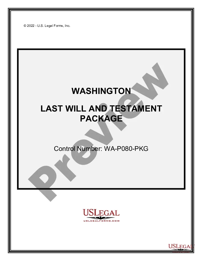 Washington Last Will And Testament Package - Last Will Testament with regard to Printable Washington Blank Will Forms